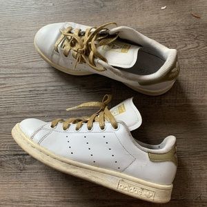 Limited edition adidas gold leather Stan smith